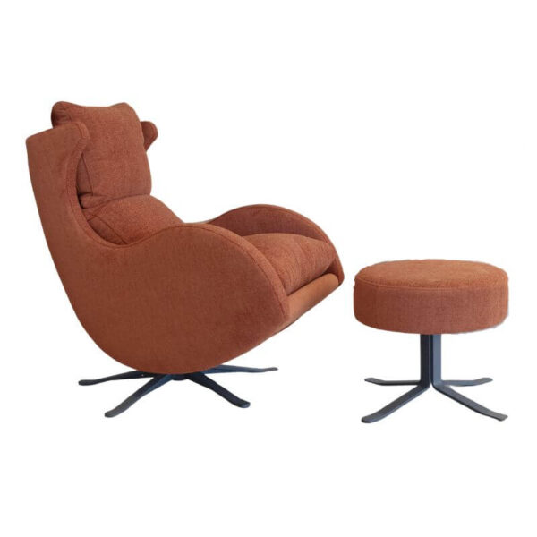 Lenny Contemporary Swivel chair from Fama