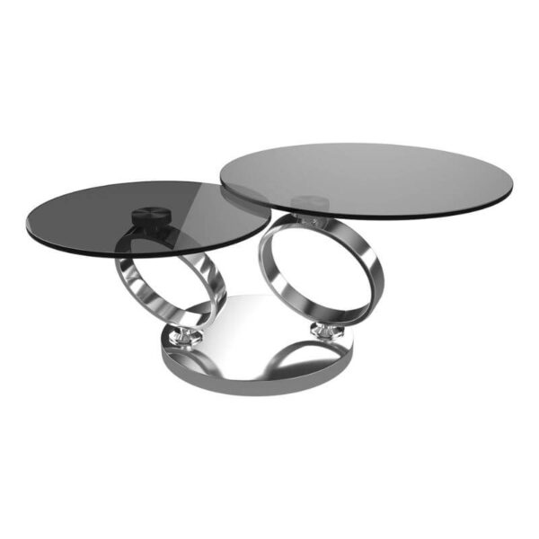 Eolia Coffee Table - Tinted Grey Glass