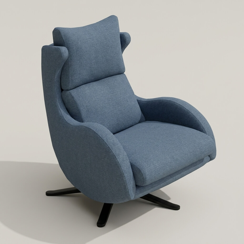 Lenny Chair Blue