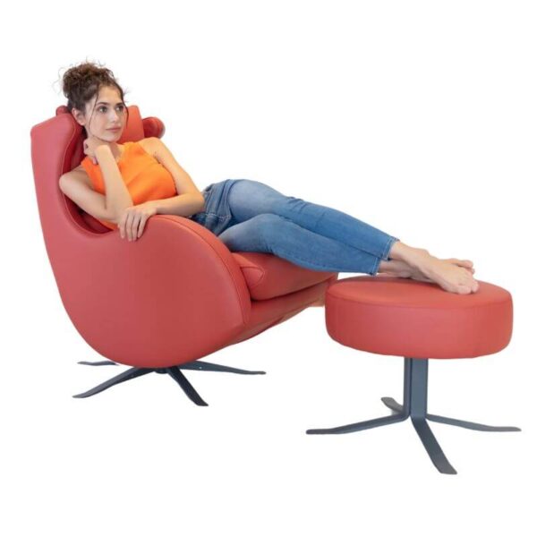 Lenny - Contemporary Leather Swivel Chair