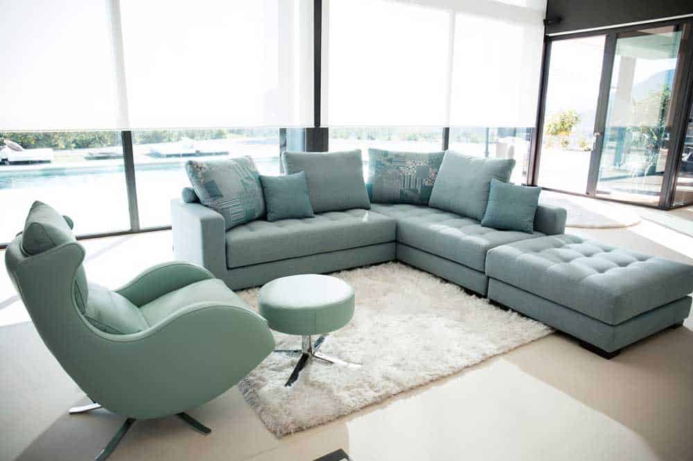 Manacor corner sofa with stool Lenny from Fama Mia Stanza O