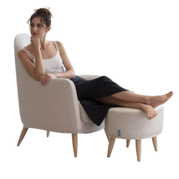 Miranda Armchair & Footstool from Fama