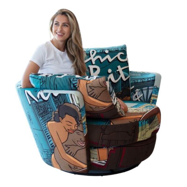 MyNest Swivel Snuggle Chair From Fama