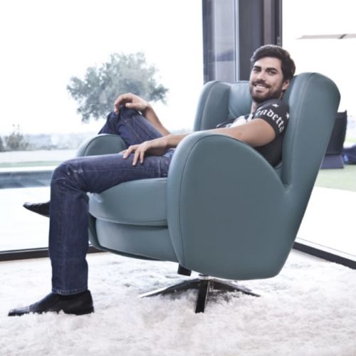 Romeo Leather Chair from Fama