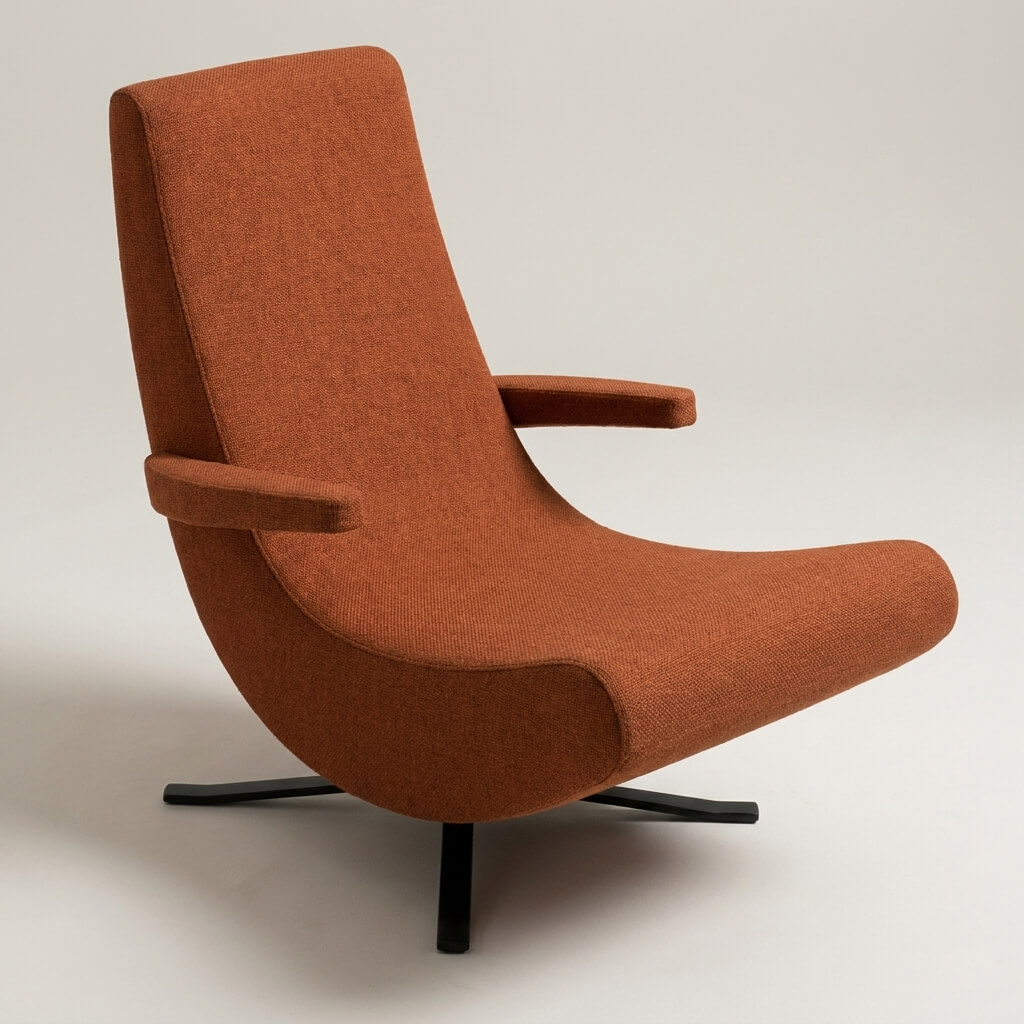 Swing Chair Earthy Tones