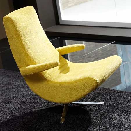 Fabric swivel chairs