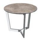 Tamara stainless steel side table - Argile Ceramic