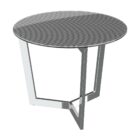 Tamara stainless steel side table - Mesh