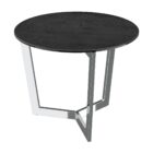 Tamara stainless steel side table - Titanium Ceramic