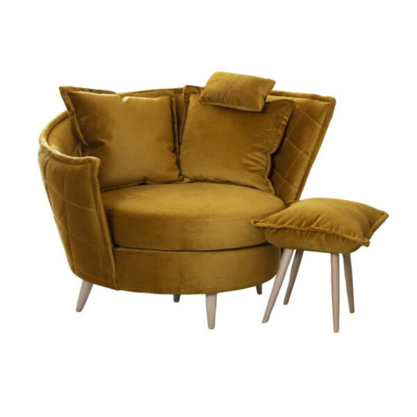 Volta - Swivel Cuddle Chair on Legs
