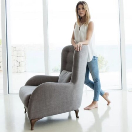 Aston Fabric chair from Fama
