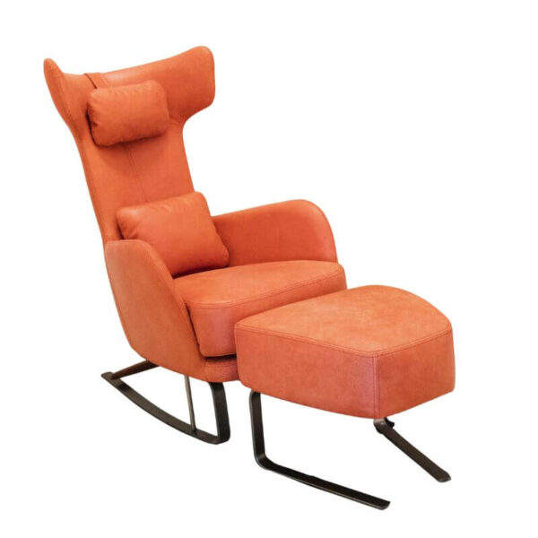 Kangou - Modern Leather Rocking Chair