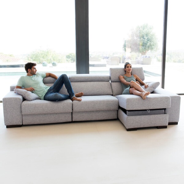 Loto Fabric Sofa Range From Fama - Optional Electric Recliners - Design Your Own Bespoke Sofa