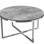 Talia Coffee Table Silver Ceramic