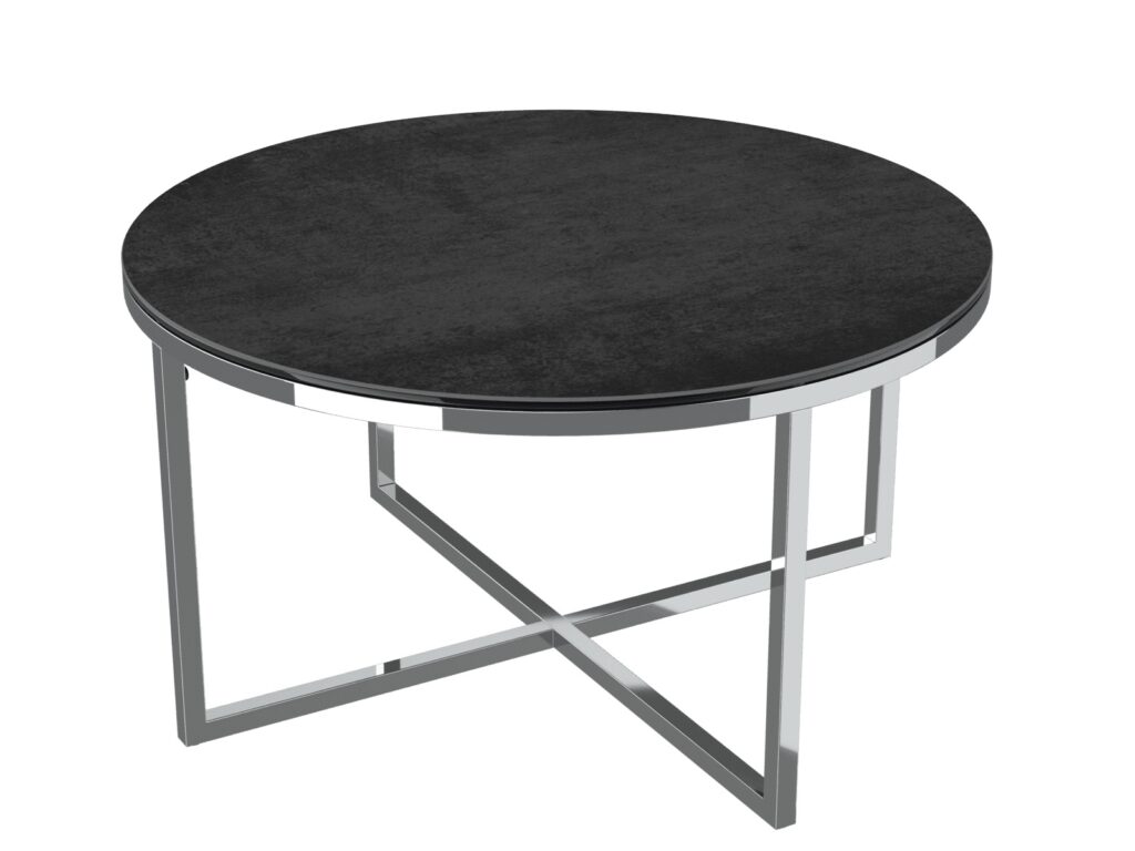 Talia Coffee Table - Titanium Ceramic