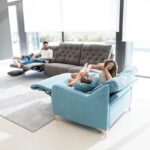 Avalon sofa from Fama with reclining seats (optional extras)