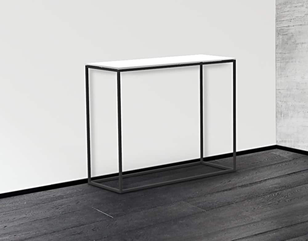 Julia ST180 Console Table - Lacquered White