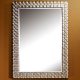 Almeria silver rectangular mirror from Deknudt