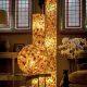 Calypso Tall Stained Glass Floor Lamp