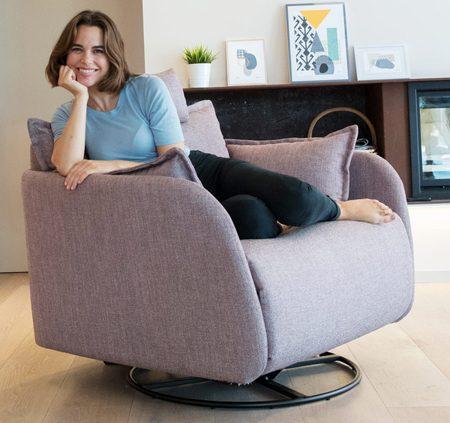 Eva recliner armchair from Fama