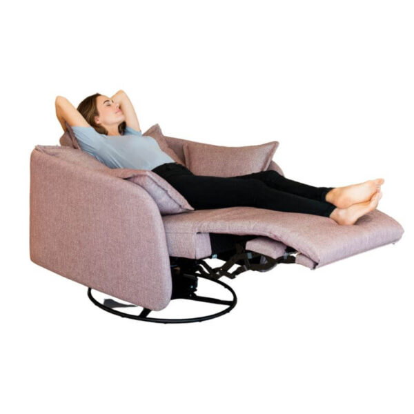 Eva - Contemporary swivel recliner armchair