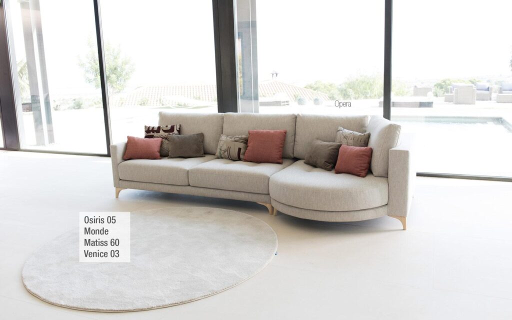 Opera S12 low & Short arms armchair from Fama (118cm) - Image 4