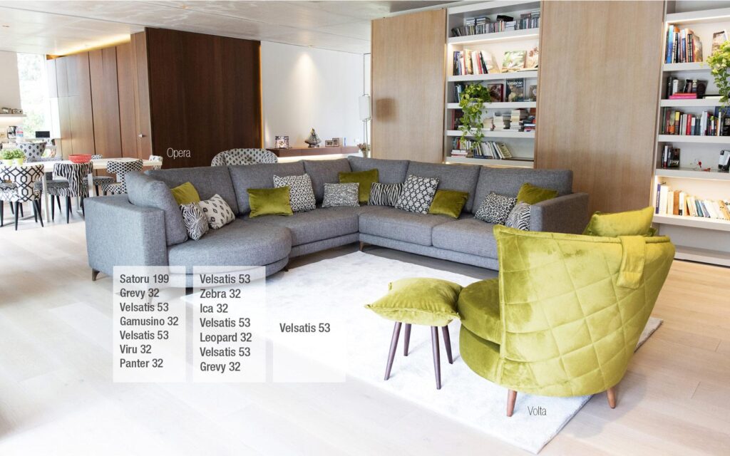 Opera S12 low & Short arms armchair from Fama (118cm) - Image 6