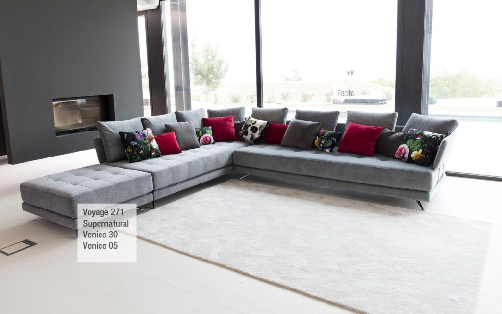 Pacific BL1+AZ1 Corner Sofa from Fama (253cm x 301cm) - Image 6