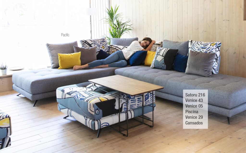 Pacific BL1+AZ1 Corner Sofa from Fama (253cm x 301cm) - Image 4