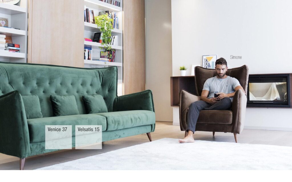 Simone B - 4 Seater Sofa from Fama (246cm) - Image 9