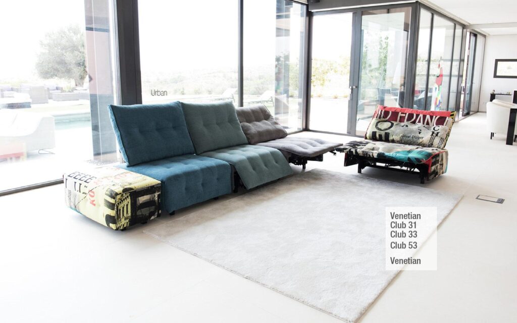 Urban A+A+C+A+D Corner Sofa with optional electric recliners from Fama (285cm x 285cm) - Image 7