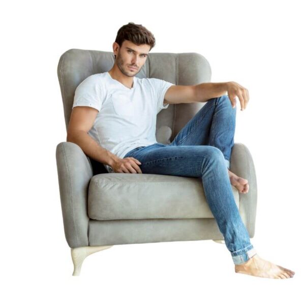 Aston - Modern Leather High Back Armchair