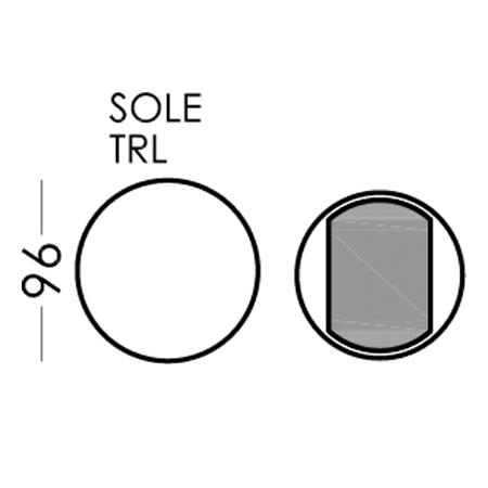Sole coffee table Dimensions