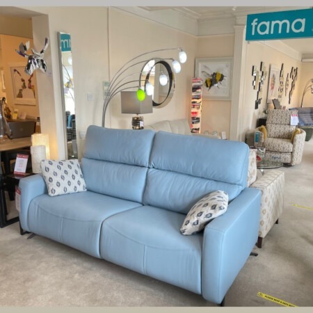 Axel Leather sofa from Fama