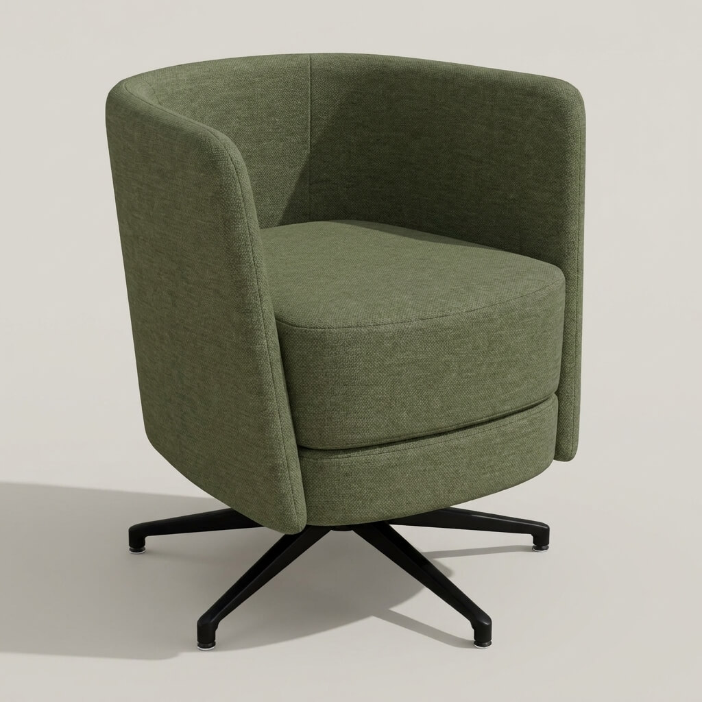 Peque Swivel Chair Green