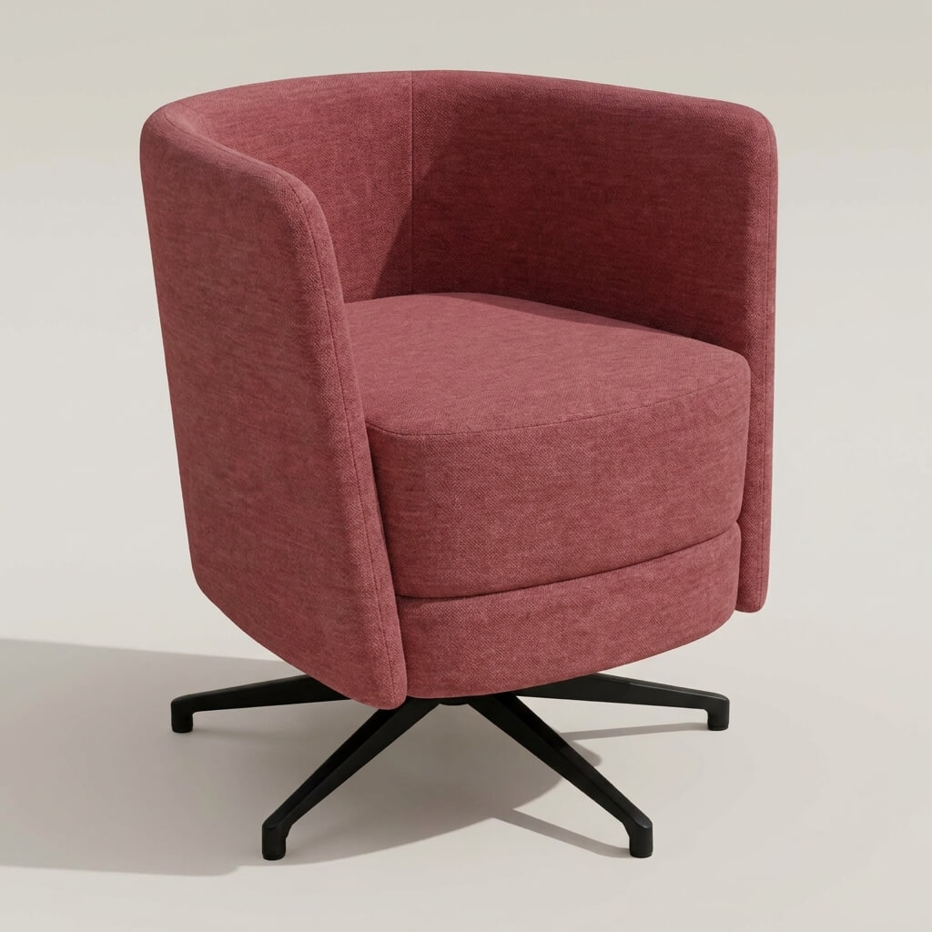 Peque Swivel Chair Pinks