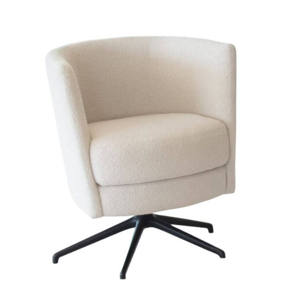 Peque modern swivel tub chair from Fama