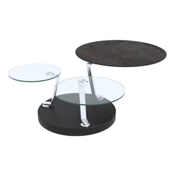 Cadran Coffee Table - Steel Dark