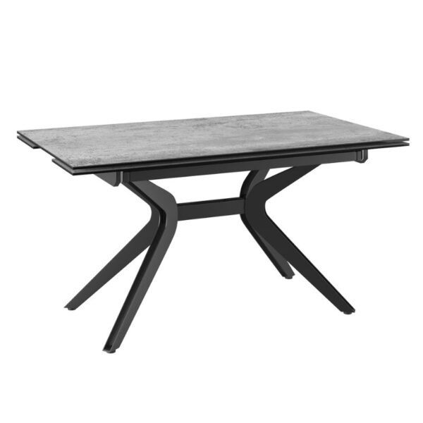Fascination Dining Table Silver Ceramic