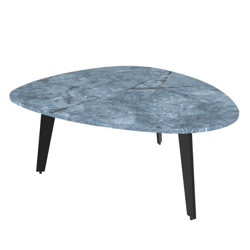Galet Coffee Table - Blue Onyx