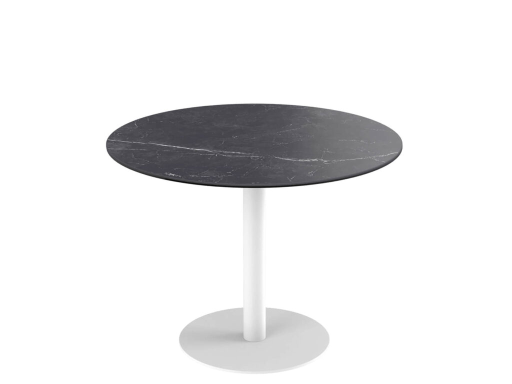 Orlando White Base - Marquina Marble