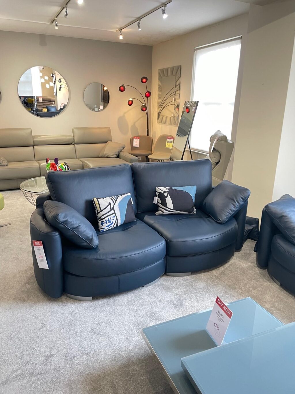 Afrika B1+B2 Fabric - 4 seater sofa from Fama 210cm - Image 5