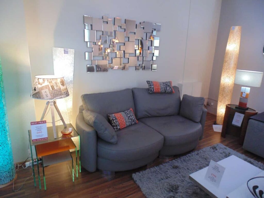 Afrika leather sofa from Fama