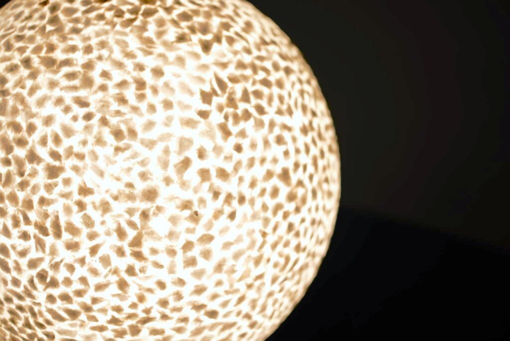 Elara White Ovo Lamp - Image 3