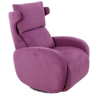 Kim Fabric Recliner Armchair - Fama