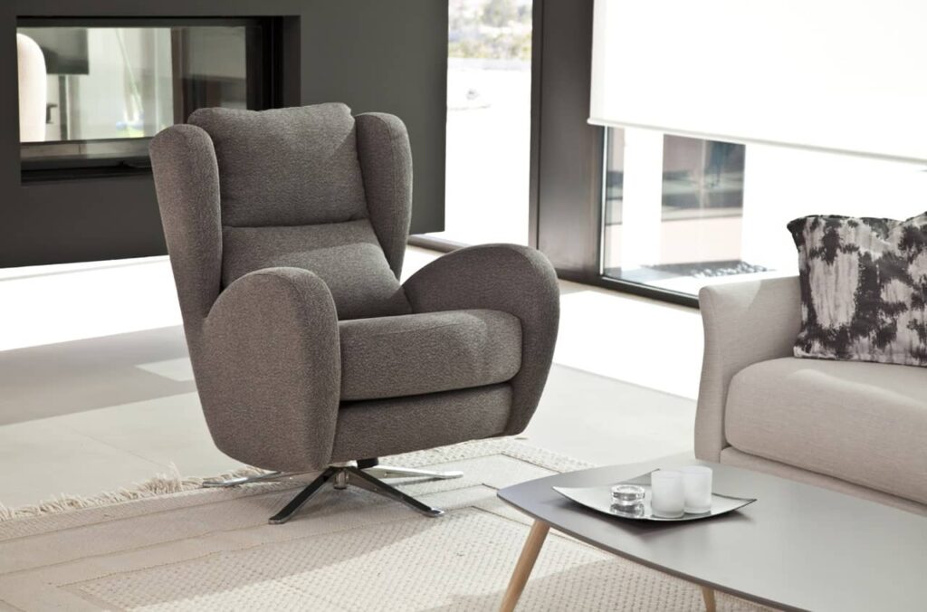 Romeo Chair In Fabric - Fama - Image 7
