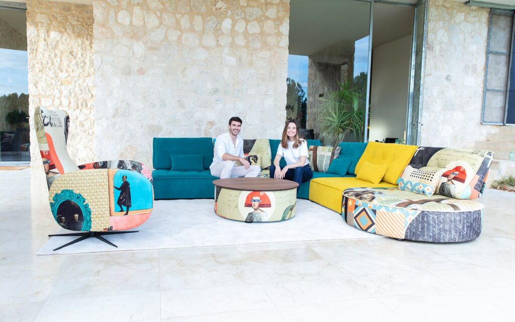 Arianne Love Fabric Corner sofa A+Z+A+A from Fama - Image 5