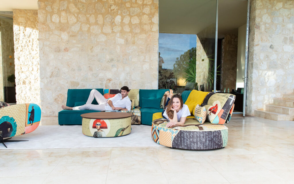 Arianne Love Fabric Corner sofa A+A+C+A from Fama - Image 6