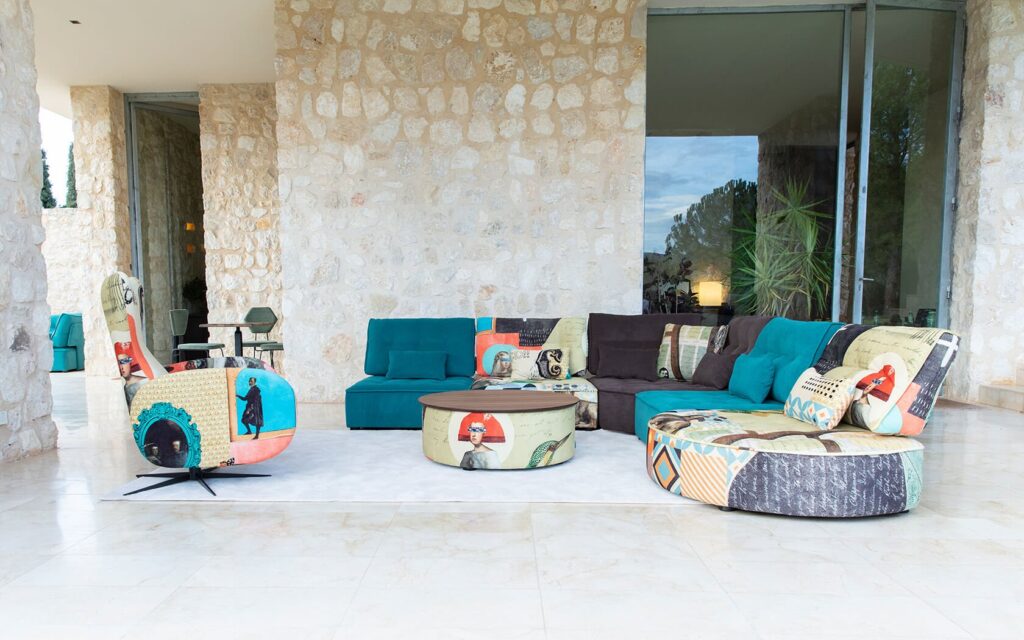 Arianne Love 140cm Fabric 2 seater sofa from Fama - Image 10