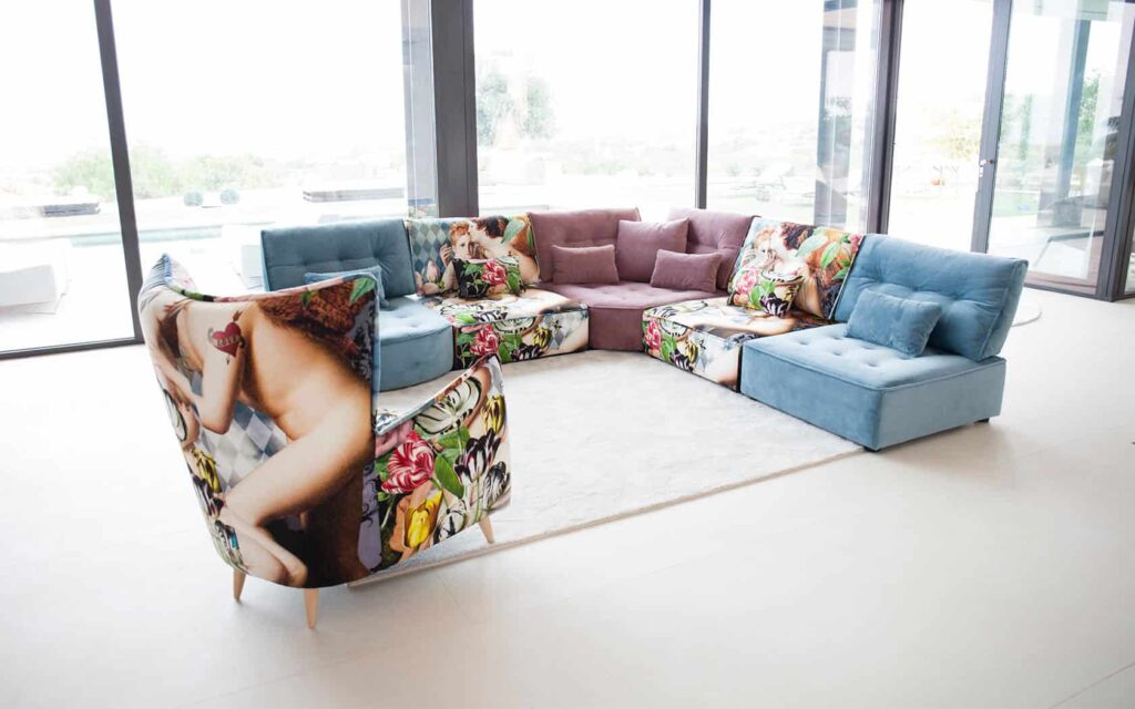 Arianne Love Fabric Corner sofa A+A+C+A from Fama - Image 8
